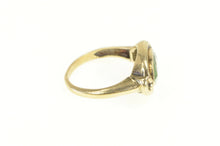 Load image into Gallery viewer, 10K Art Deco Men&#39;s Lime Quartz Marquise Ornate Ring Yellow Gold