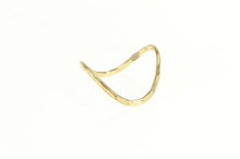 Load image into Gallery viewer, Gold Filled Wavy Curvy Designer Statement Band Ring