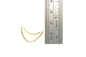 Gold Filled Wavy Curvy Designer Statement Band Ring