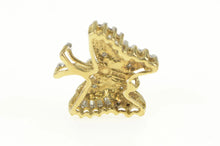 Load image into Gallery viewer, 10K Diamond Butterfly Cluster Classic Vintage Pendant Yellow Gold