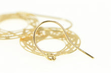 Load image into Gallery viewer, 14K Ornate Filigree Round Dangle Statement Earrings Yellow Gold