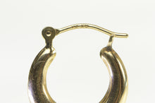 Load image into Gallery viewer, 14K 15.6mm Rounded Classic Vintage Hoop Earrings Yellow Gold