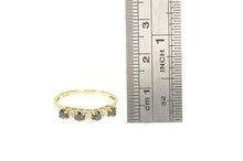 Load image into Gallery viewer, 10K Sapphire Diamond Classic Vintage Wedding Ring Yellow Gold