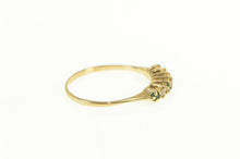 Load image into Gallery viewer, 14K Emerald Diamond Classic Wedding Band Ring Yellow Gold