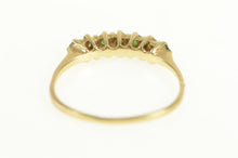 Load image into Gallery viewer, 14K Emerald Diamond Classic Wedding Band Ring Yellow Gold