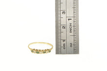 Load image into Gallery viewer, 14K Emerald Diamond Classic Wedding Band Ring Yellow Gold