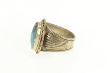 Load image into Gallery viewer, Sterling Silver V Denetdale Navajo Native American Turquoise Ring