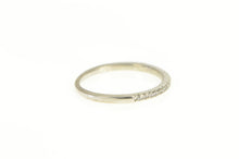Load image into Gallery viewer, 18K Diamond Classic Wedding Band Vintage Ring White Gold