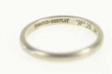 Load image into Gallery viewer, Platinum 1960&#39;s 2.1mm Classic Vintage Wedding Band Ring