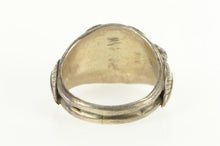 Load image into Gallery viewer, Sterling Silver Black Onyx Southwestern Feather Leaf Ring