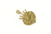 Load image into Gallery viewer, Sterling Silver Diamond Encrusted Roaring Lion Crown King Pendant
