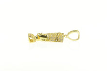 Load image into Gallery viewer, Sterling Silver Diamond Encrusted Queen Nefertiti Egyptian Pendant