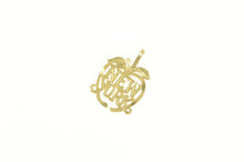 Load image into Gallery viewer, 14K New York City Big Apple Cut Out Charm/Pendant Yellow Gold