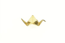 Load image into Gallery viewer, Sterling Silver 3D Paper Crane Swan Bird Origami Charm/Pendant