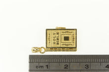 Load image into Gallery viewer, 14K Articulated Lords Prayer Holy Bible Book Charm/Pendant Yellow Gold