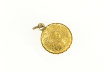 Load image into Gallery viewer, 14K Etruscan Revival Ornate Decorative Ball Charm/Pendant Yellow Gold
