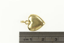 Load image into Gallery viewer, 14K Retro Heart Engraved Photo Picture Locket Love Pendant Yellow Gold