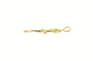 14K Ballerina Ballet Dancer Dance Tutu Charm/Pendant Yellow Gold