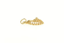 Load image into Gallery viewer, 14K Ornate Filigree Sea Shell Nautilus Charm/Pendant Yellow Gold