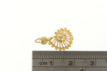 Load image into Gallery viewer, 14K Ornate Filigree Sea Shell Nautilus Charm/Pendant Yellow Gold