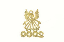 Load image into Gallery viewer, 14K 2000 New Millenium Guardian Angel Charm/Pendant Yellow Gold