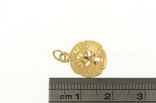 Load image into Gallery viewer, 14K Diamond Cut Sand Dollar Sea Shell Charm/Pendant Yellow Gold