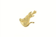 Load image into Gallery viewer, 14K Diamond Cut Cat Kitty Kitten Animal Charm/Pendant Yellow Gold