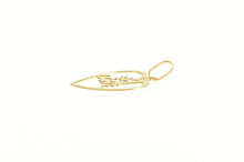 Load image into Gallery viewer, 14K #1 Number One Love Heart Love Symbol Pendant Yellow Gold