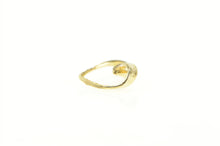 Load image into Gallery viewer, 14K Diamond Cut Heart Love Symbol Loop Pendant Yellow Gold
