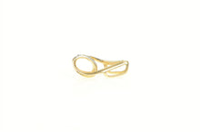 Load image into Gallery viewer, 14K Diamond Inset Loop Swirl Classic Pendant Yellow Gold