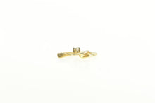 Load image into Gallery viewer, 14K Love Symbol Diamond Curvy Heart Pendant Yellow Gold