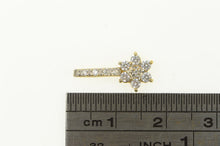 Load image into Gallery viewer, 14K Diamond Flower Cluster Classic Floral Pendant Yellow Gold