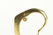 Load image into Gallery viewer, 14K Ruby Heart Love Symbol Classic Pendant Yellow Gold