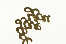 Load image into Gallery viewer, 14K I Love You Cursive Name Word Charm/Pendant Yellow Gold