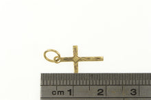 Load image into Gallery viewer, 14K Art Deco Vintage Classic Cross Christian Charm/Pendant Yellow Gold
