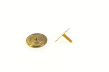 Load image into Gallery viewer, 10K Masonic Compass Square Enamel G Lapel Pin/Brooch Yellow Gold