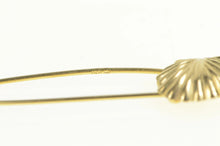 Load image into Gallery viewer, 14K High Relief Scallop Sea Shell Vintage Pin/Brooch Yellow Gold