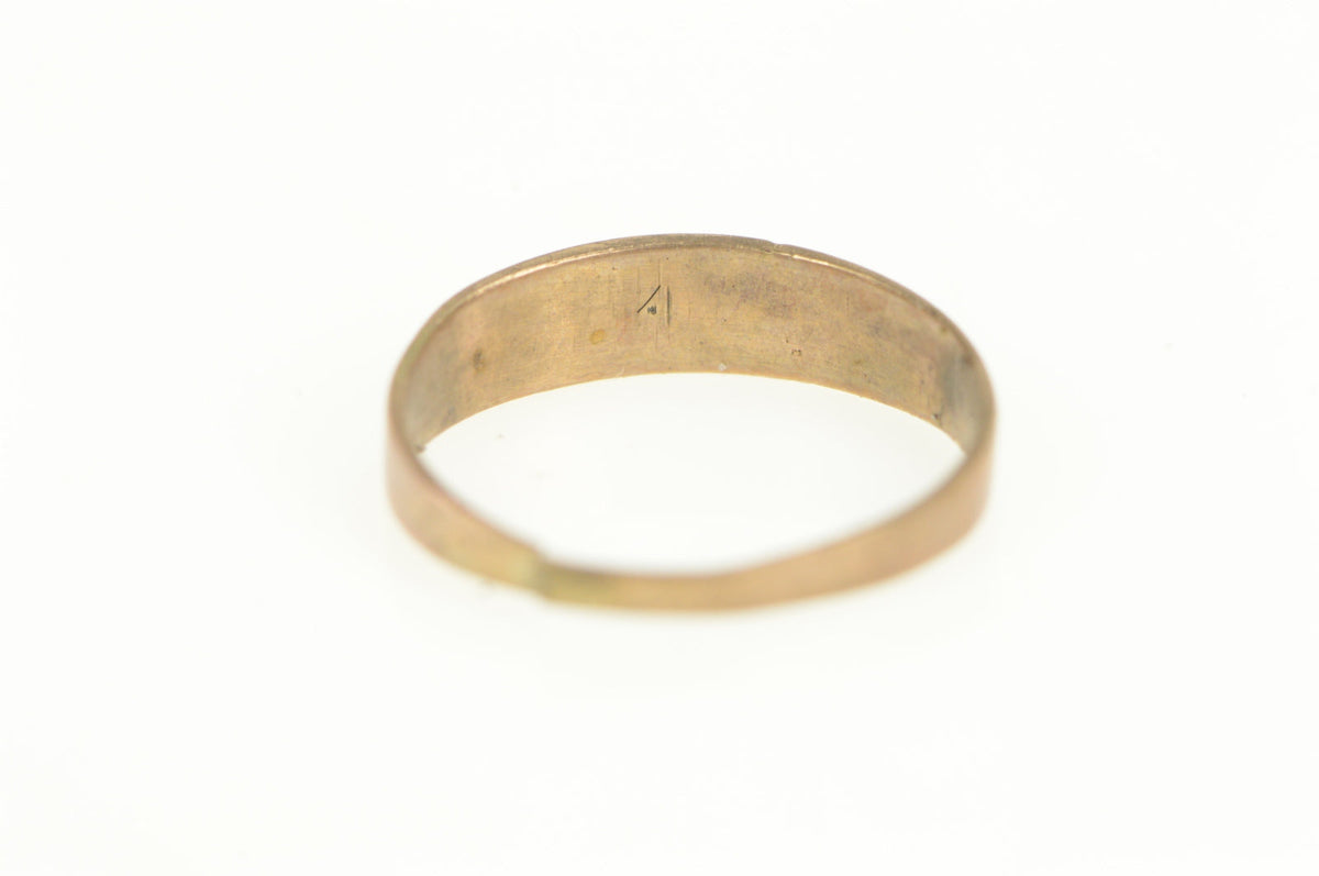 14K Victorian Turquoise Inset Baby's Child Ring Yellow Gold – M. Barr ...