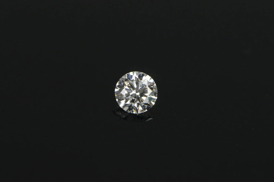 GIA 0.51 Ct Round Brilliant Cut D Color I1 Clarity Diamond