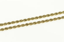 Load image into Gallery viewer, Gold Filled 2.1mm Rope Woven Rolling Chain Link Necklace 18&quot;