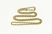 Load image into Gallery viewer, Gold Filled 2.1mm Rope Woven Rolling Chain Link Necklace 18&quot;