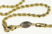 Load image into Gallery viewer, Gold Filled 2.1mm Rope Woven Rolling Chain Link Necklace 18&quot;