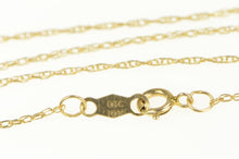 Load image into Gallery viewer, 10K 0.6mm Classic Simple Cable Link Chain Necklace 20&quot; Yellow Gold