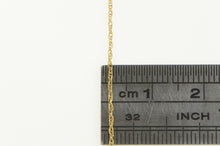 Load image into Gallery viewer, 10K 0.6mm Classic Simple Cable Link Chain Necklace 20&quot; Yellow Gold