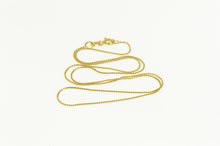 Load image into Gallery viewer, 14K 0.8mm Serpentine Link Vintage Wavy Chain Necklace 15&quot; Yellow Gold