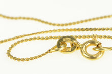 Load image into Gallery viewer, 14K 0.8mm Serpentine Link Vintage Wavy Chain Necklace 15&quot; Yellow Gold