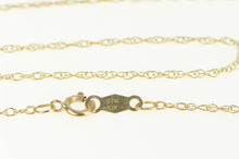 Load image into Gallery viewer, 10K 0.8mm Cable Chain Classic Simple Link Necklace 18&quot; Yellow Gold