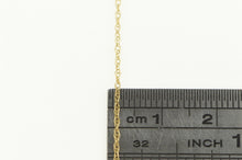 Load image into Gallery viewer, 10K 0.8mm Cable Chain Classic Simple Link Necklace 18&quot; Yellow Gold