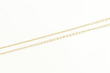 Load image into Gallery viewer, 14K 0.9mm Cable Chain Classic Simple Link Necklace 13&quot; Yellow Gold