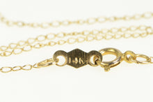 Load image into Gallery viewer, 14K 0.9mm Cable Chain Classic Simple Link Necklace 13&quot; Yellow Gold